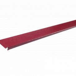 Планка примыкания RAL 3011 10х50х15х10х2000 мм, красная