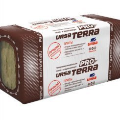 Утеплитель из стекловолокна Ursa Terra 34 PN 1200х600х50 мм