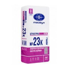 Штукатурка декоративная Тайфун Мастер № 23к-2 Корник, БЕЛАЯ, 25 кг