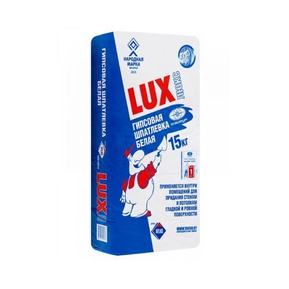 Шпатлевка для перегородок гипсовая Тайфун LUX , 15 кг