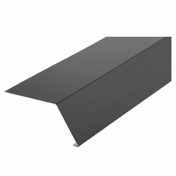 Карнизная планка для скатной кровли RAL 7024, Серая