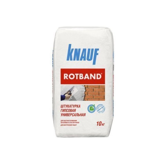 Штукатурка гипсовая для отделки потолка Rotband, 30 кг
