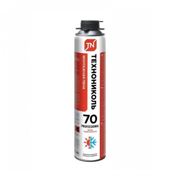 Пена монтажная Технониколь 70 PROFESSIONAL, всесезонная, 1000 мл - изображение 1