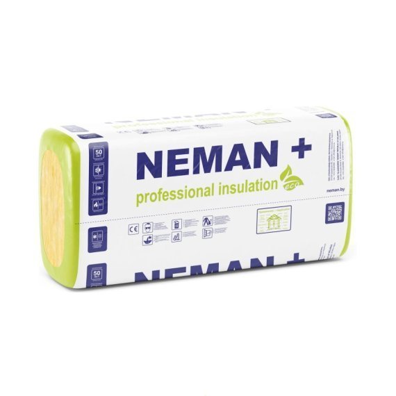 Плита из стекловолокна НЁМАН+ (Neman+) П-15, 610х1220х150 мм - изображение 2