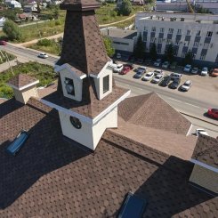 Гибкая черепица Технониколь Shinglas Самба, ЯНТАРЬ