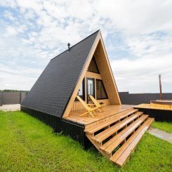 Гибкая черепица Технониколь Shinglas Фазенда, ЧЕРНЫЙ