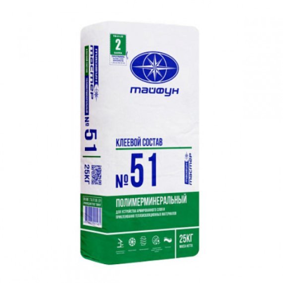 Клей Тайфун Мастер №51, 25 кг - Распродажа складских остатков - изображение 1